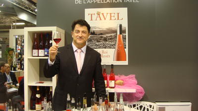 Les vins de Tavel présentés au salon Vinisud de Montpellier