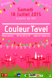 Couleur Tavel event will take place on the 18th of July 2015