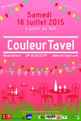 Couleur Tavel event will take place on the 18th of July 2015